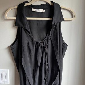 ROBERT RODRIGUEZ BLACK SILK BLOUSE